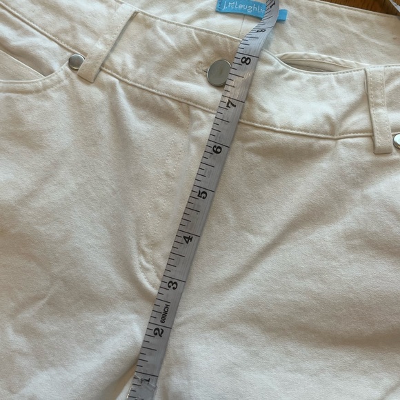 J. McLaughlin Women's White Pants Jeans SIZE-6 - Picture 8 of 10